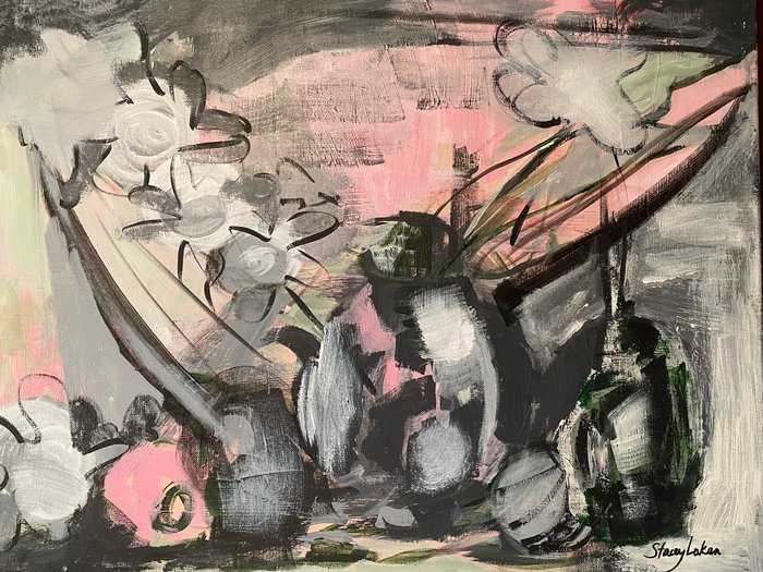 Acrylic artwork 6 by Stacey Laken